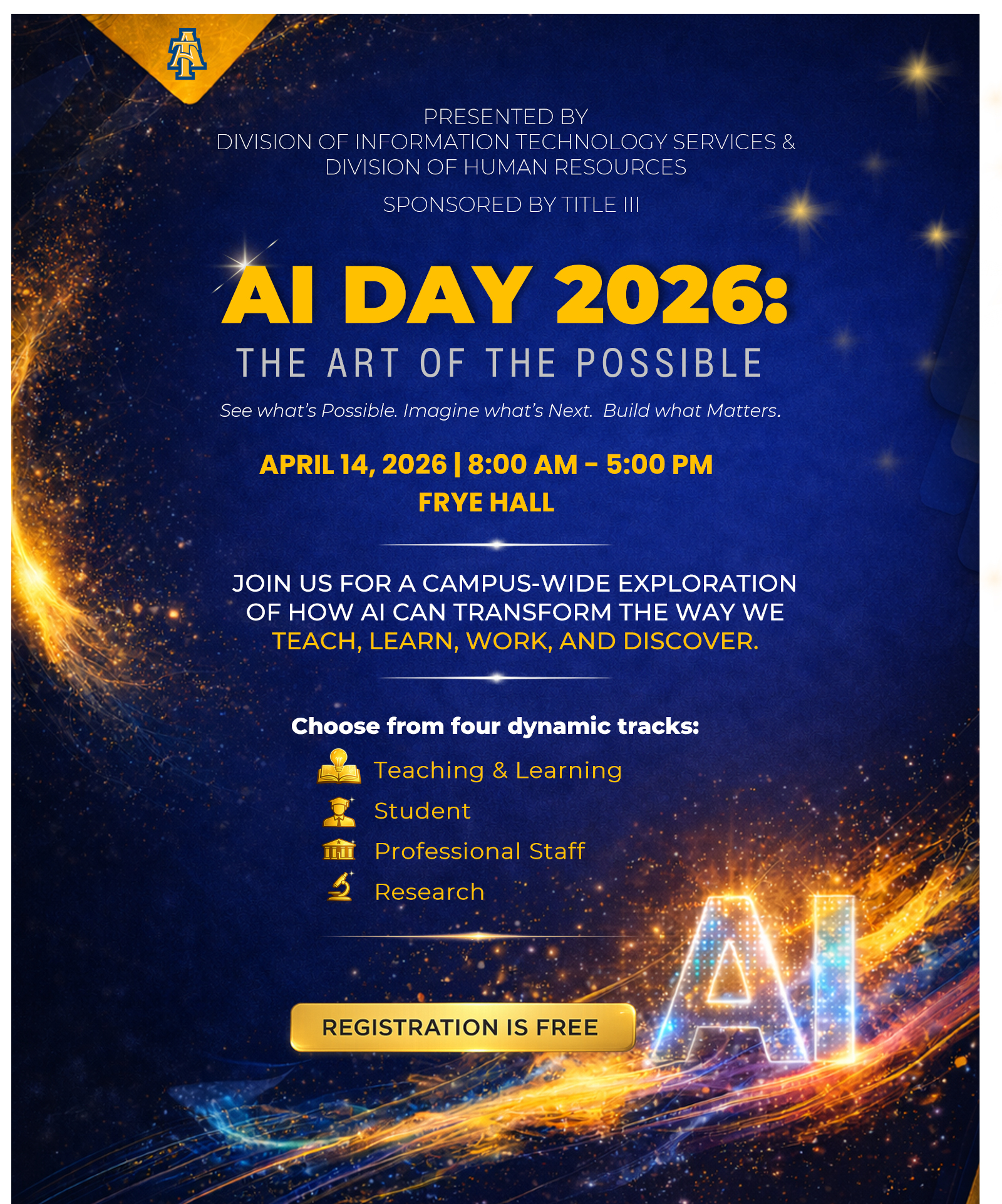 AI Day 2026: The Art of the Possible at North Carolina A&T State University
