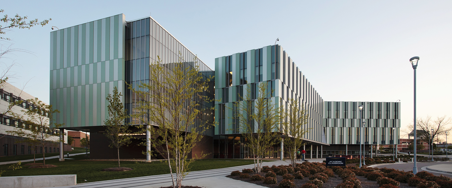 Proctor Hall on a sunny day
